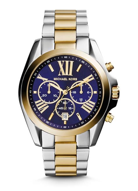 michael kors horloge blauw goud|Goudkleurige horloges .